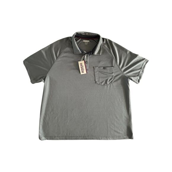 NWT RedHead Pro Series Pocket Polo for Men 2XL Short Sleeve Performance Golf - Picture 3 of 9